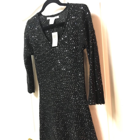 🖤HP🖤 New Max Studios Black Sweater Dress - Picture 5 of 11